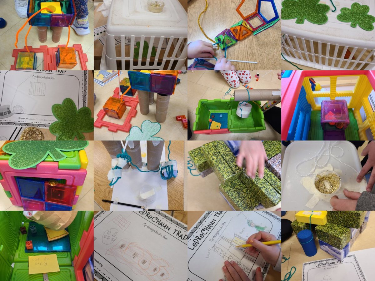 Our kinders had a blast designing and creating Leprechaun traps with their reading buddies.  <a href="/YCDSB/">York Catholic District School Board</a> <a href="/StJeromeCES/">St. Jerome CES</a> #fdk