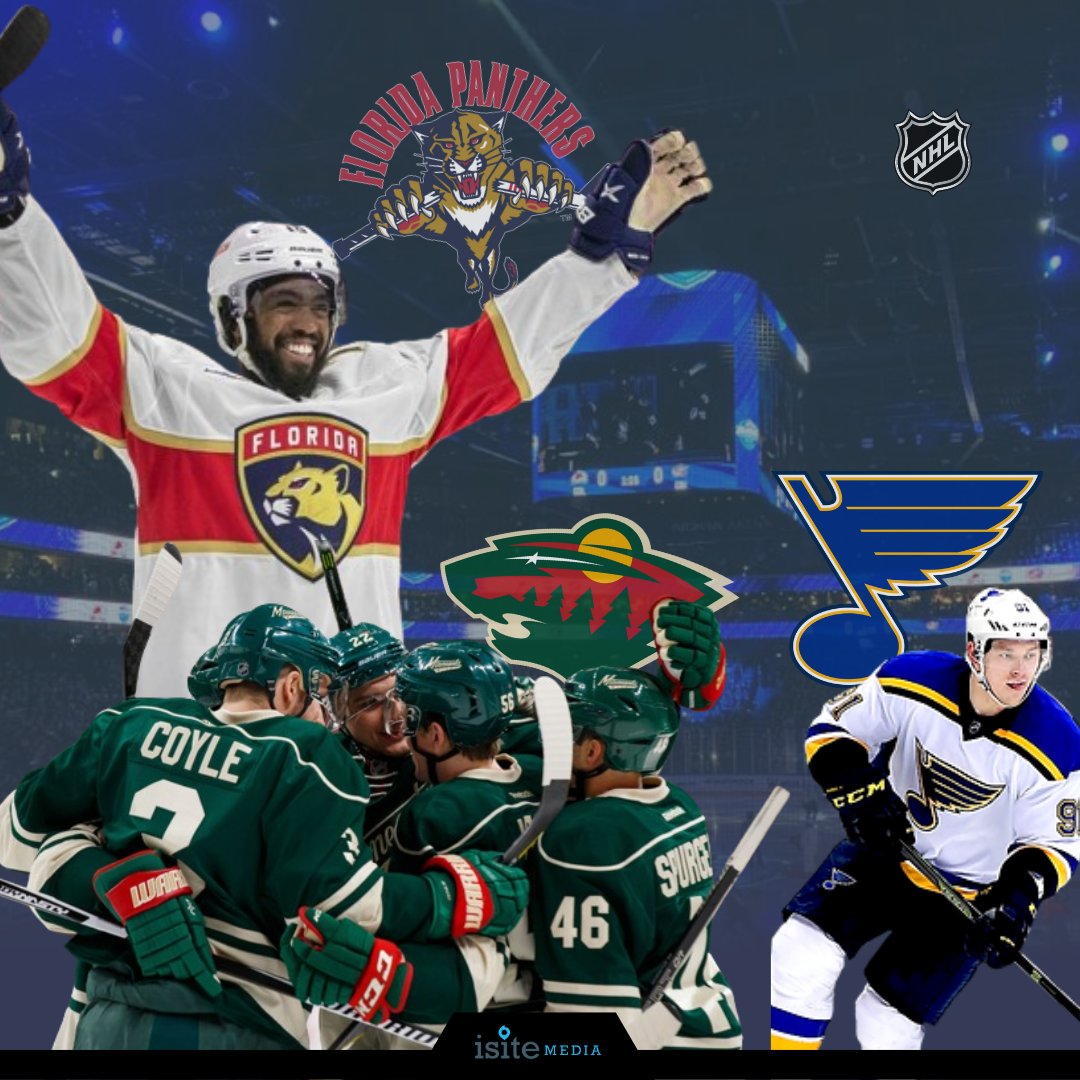 It's a busy night tonight for the iSite NHL teams! Best of luck Florida Panthers, Minnesota Wild & St. Louis Blues. #NHL #iSiteMedia