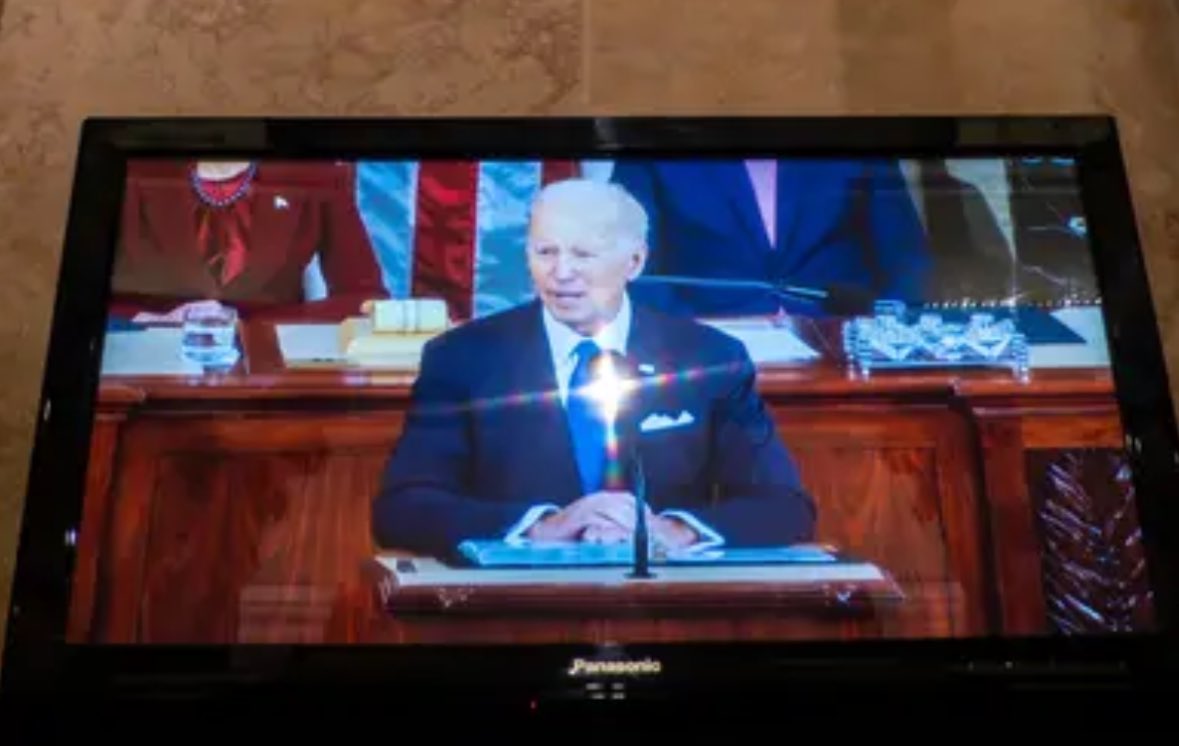 That part of the SOTU where Biden ascends to another dimension