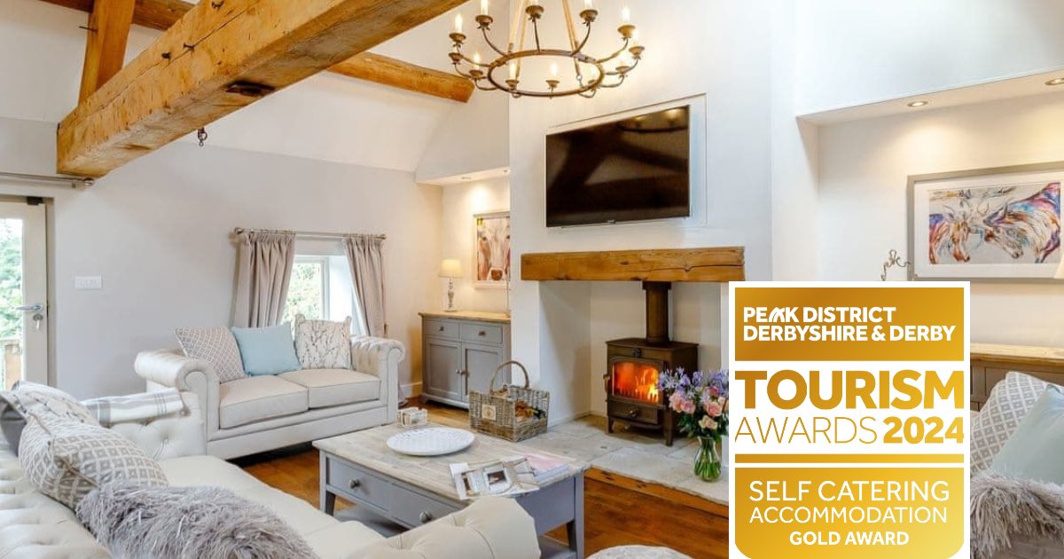 ⭐️ Congratulations! ⭐️ Waterside Barn, Bradbourne has just won the GOLD Self Catering Accommodation of the Year Award at the #PDDDTourismAwards 🥇 🥈Silver: Stainsborough Hall 🥉Bronze: @HoeGrange Well done everyone! 👏 View full list of finalists at: ow.ly/3tc950MSOSX