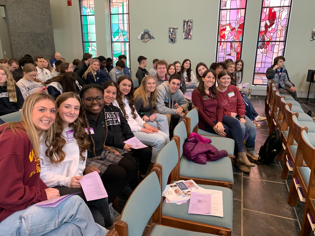 WalshJesuit's tweet photo. WJ was one of 16 Catholic HS in our diocese who met at JCU today for a CSPJ justice summit called Building Bridges: Brothers and Sisters in Christ which included a keynote speaker who started Edwin‘s restaurant in Shaker Hts that employs formally incarcerated men and women https://t.co/2FBpgwokA5