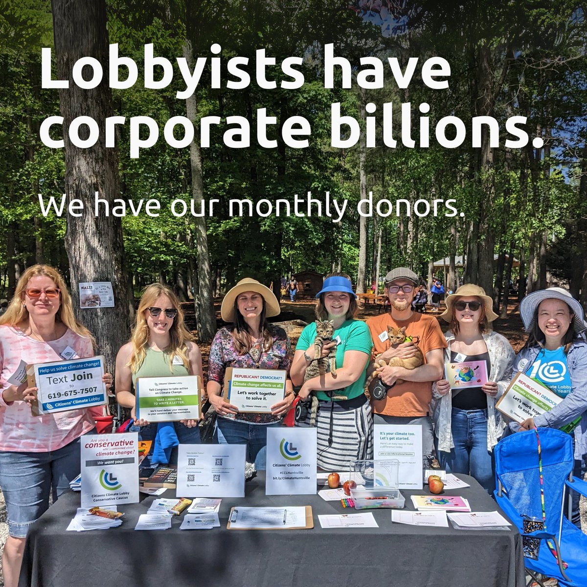 Lobbying works. It’s why corporations spend billions of dollars on it every year. We don’t have corporate billions, but with your help, we can get the funds we need to make lobbying work for the planet, not for profit.