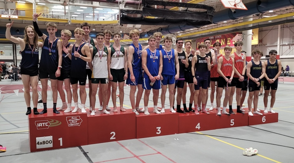 Stalbertsprtfan's tweet photo. The Falcons were 2nd in the 4x800 today at Iowa State with a time of 8:35.07 https://t.co/LbQzdcxMVJ