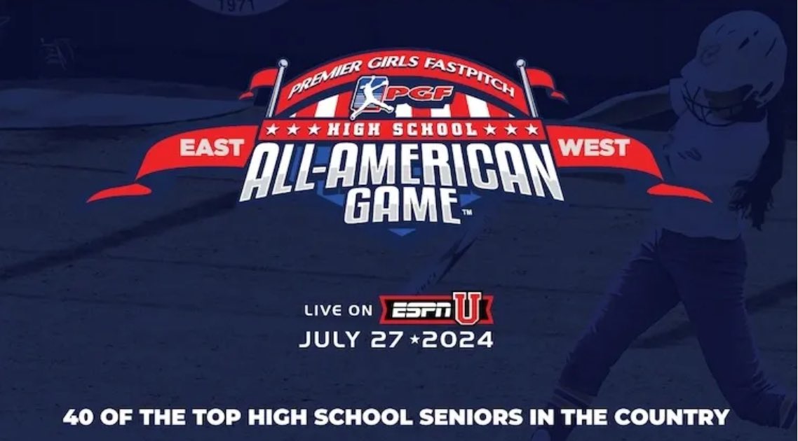 Congratulations to the following athletes in our national program who were selected to the @PGFnetwork 2024 Senior All American Game Watch List: @sboulaphinh1 Stanford @boutte_lorin Miami of Ohio @sophiacamacho24 FAU @12Kdiggs Kansas @MaddyDuvall3 Kansas City @GrasselGretta