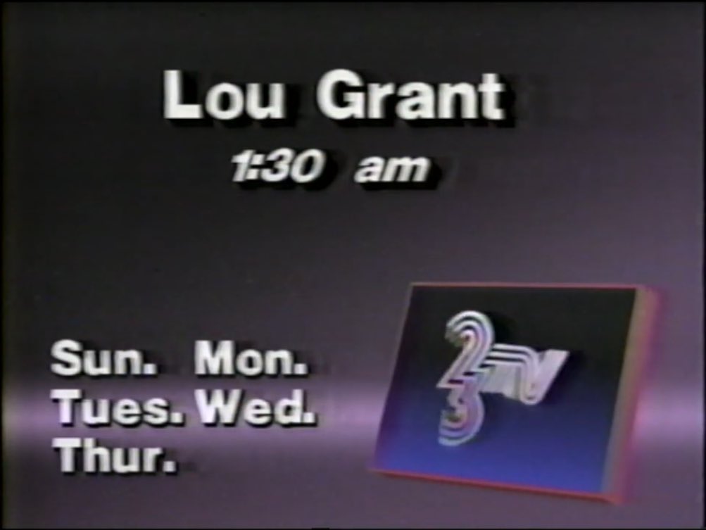 Rewindium's tweet image. Another Edmonton related #tbt from 1986. Back when these brief show time and date graphics would precede every commercial break (I have a few of them from the late 80s in my collection)