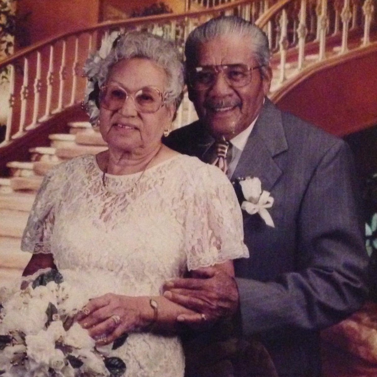 These are my abuelitos. They loved America and worked hard under the scorching Texas sun so one day their granddaughter could stand before the nation and respond to the President of the United States. Only in America is this possible. I'll be thinking about them tonight. 🥹🙏🏼🇺🇸