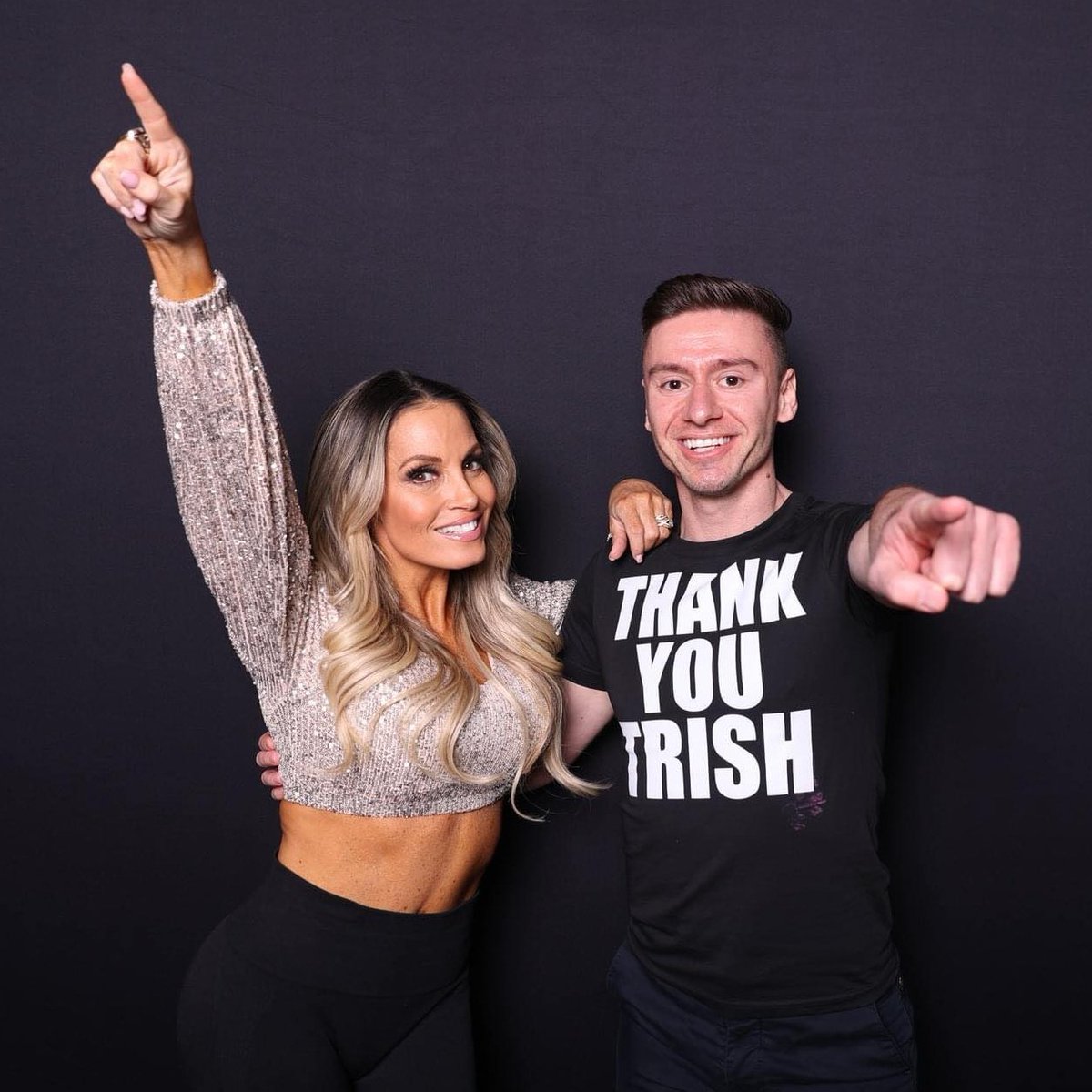 .@trishstratuscom I met God. It was an incredible experience! #ThankYouTrish for changing my life and for always being such an inspiration! I love you ❤️ #BadGirlTour #BadGirlTourUK #InsideTheRopes #TrishStratus