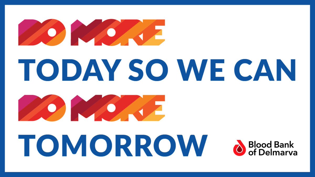 #DoMore24DE is in full swing! Your support means everything as we strive to make blood donations easier and more accessible for everyone. Every contribution, no matter the size, makes a difference in our mission to save lives: bit.ly/3ORWg2N