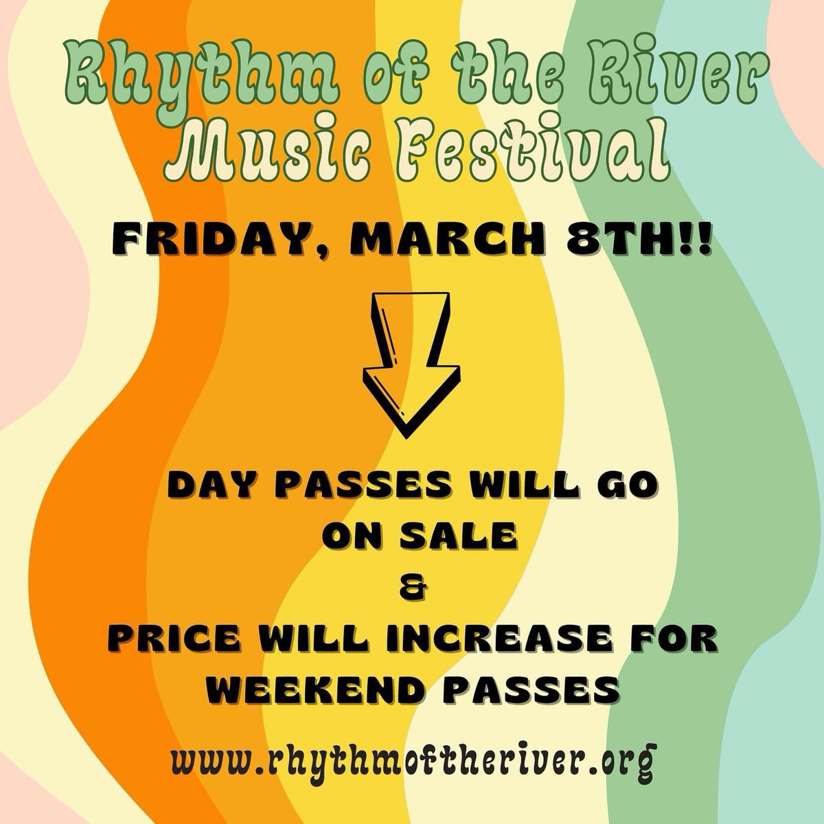 Last call for Early Bird Tickets!!! 🎟️ rhythm-of-the-river.ticketbud.com/rhythm-of-the-…
