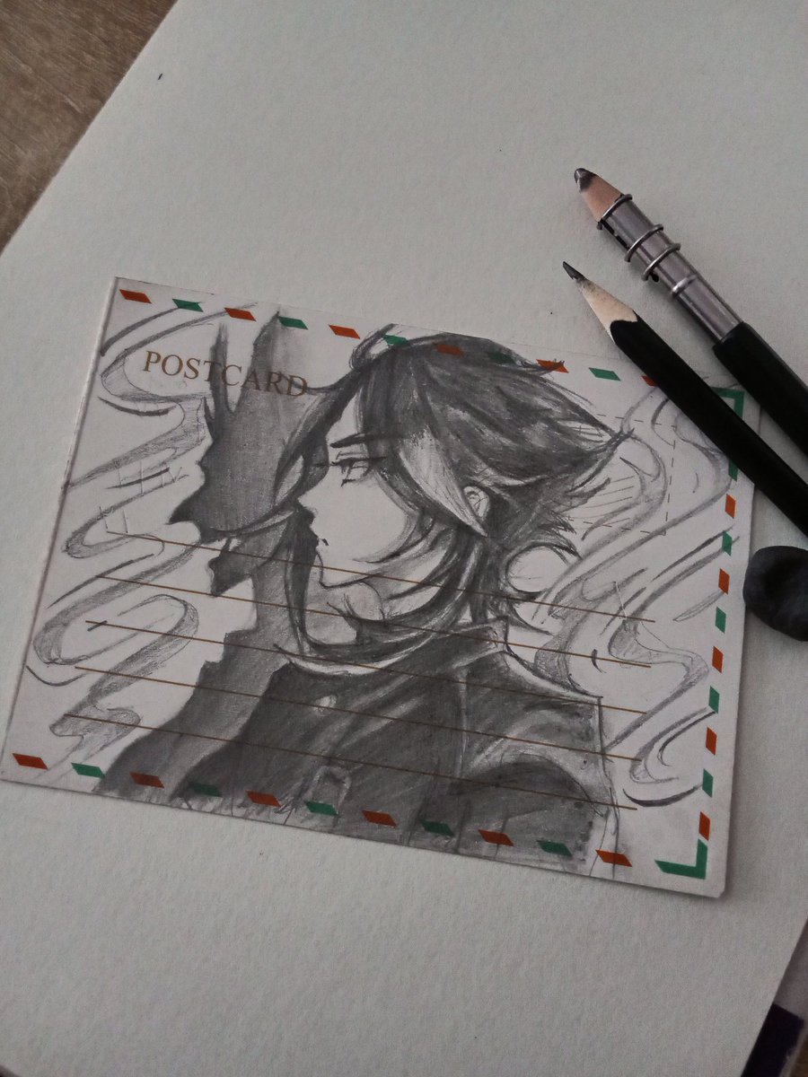 mya0me's tweet photo. #xiao from #Genshinlmpact 
N reference by @sagittarius3215 
Hope u like it https://t.co/63yNamY6WA