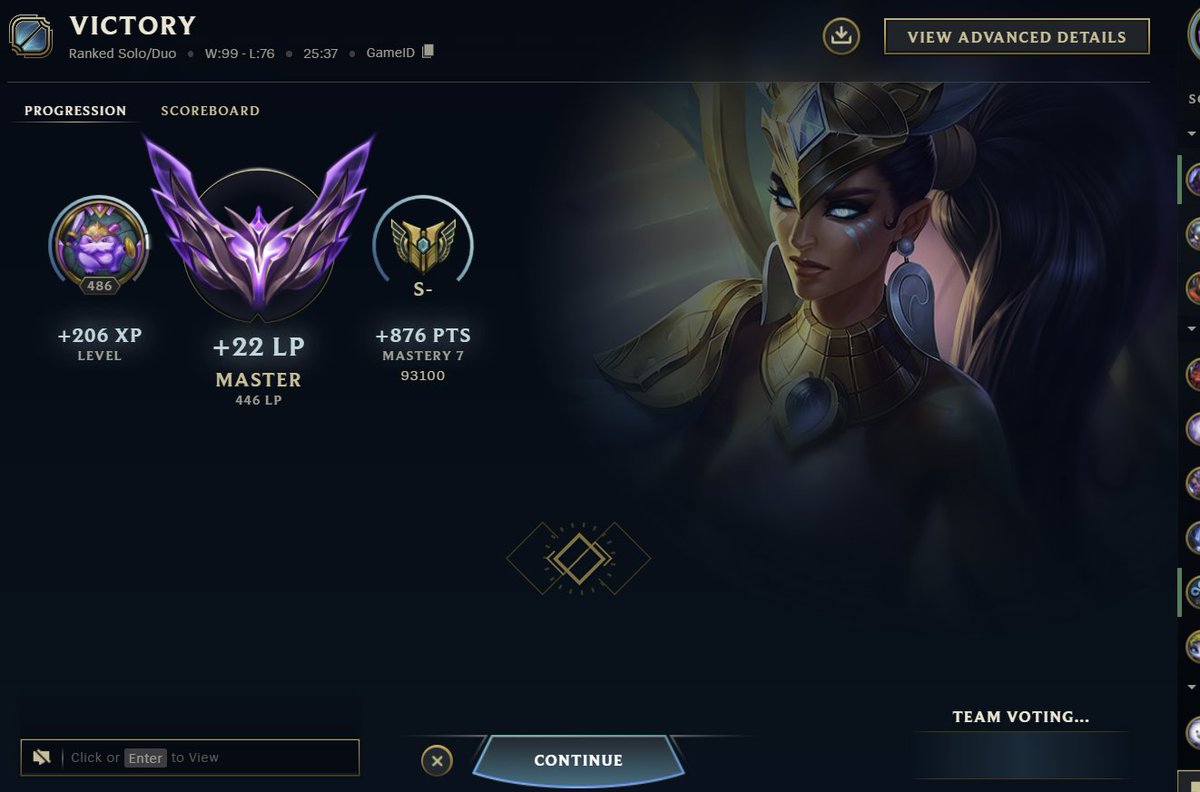 Number2Ginger's tweet image. non early season GrandMaster gamer