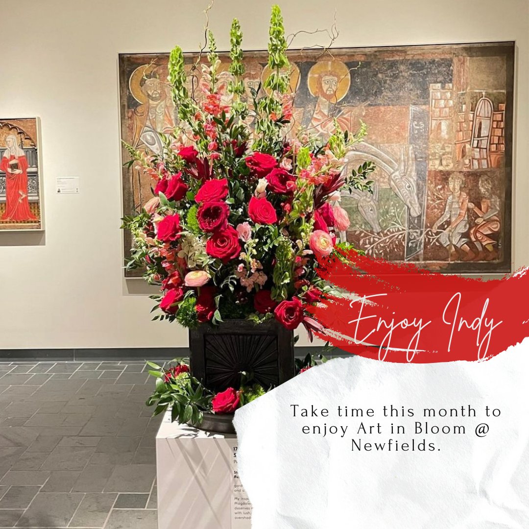 ClazzyT's tweet photo. March is bringing new weather and new experiences for us to enjoy. Check out Newfields new Art in Bloom experience from 3/21-3/24. Over 50 different floral designers will be featured!

#hometownlove #enjoyindy #indyevents https://t.co/Z3P1MpyTdV