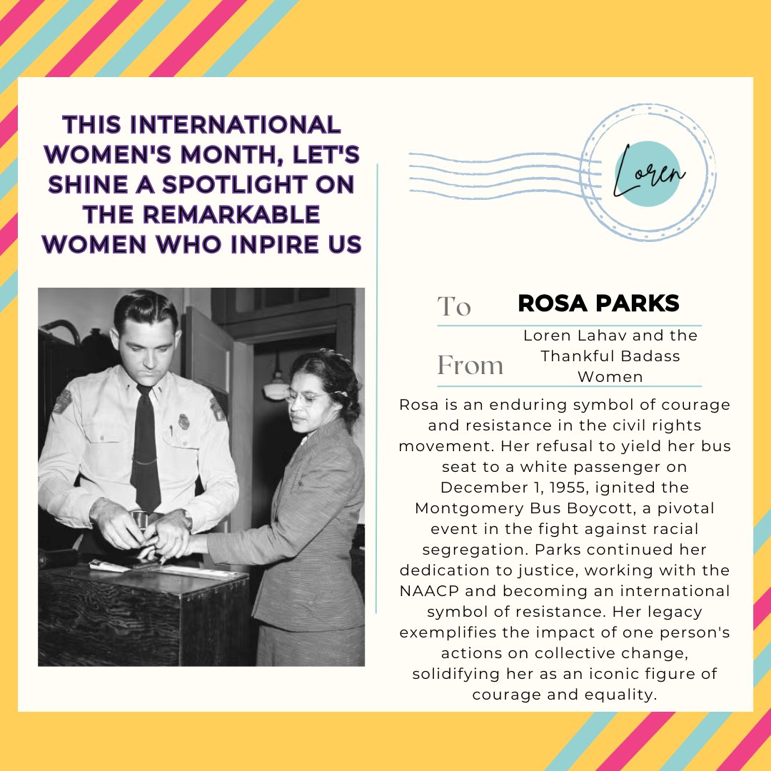 ✨ Honoring Rosa Parks: The Mother of the Civil Rights Movement.As we celebrate #InternationalWomensMonth, let's pay tribute to Rosa Parks, whose courage sparked a revolution. Her refusal to give up her seat ignited a movement for equality that echoes through history.
