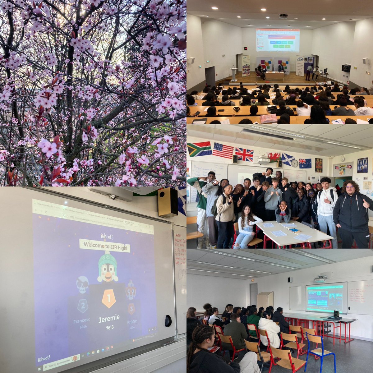 Busy day at <a href="/JJRSarcelles/">Lycée Jean-Jacques Rousseau de Sarcelles</a> today, des correspondants italiens in English class avec les 1LLCE 🇺🇸🇮🇹, la section euro avec les Intrépides de la Tech 👩‍🔧👨‍💻🕹️🇬🇧🔬🧪et les ASSP et St2S en apprennent plus sur la drepanosytose 🥼🩺grâce à l’association Femmes en Devenir.👩‍🏫👨‍🏫🙃🏫🎓