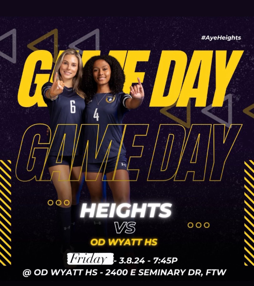 2 regular season games left and we’re stilling rolling along UNDEFEATED w/ZERO goals against! We need 8 more goals to beat last seasons total! Come cheer us on v OD Wyatt TOMORROW 7:45p #ayeheights🐝 @LethalSoccer @PrepSoccer @soccerwire @DFW_Girls_HS_VS @Gosset41