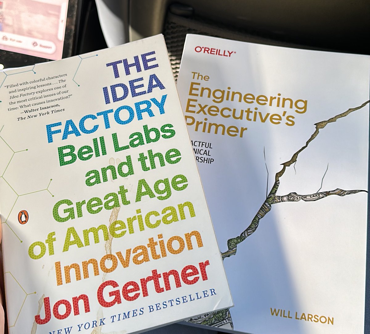 I have this month off of work for sabbatical (thanks Virta health!) torn between which book to pick up next: @jongertner on bell labs (and midwesterners innovating) or @Lethain on engineering leadership