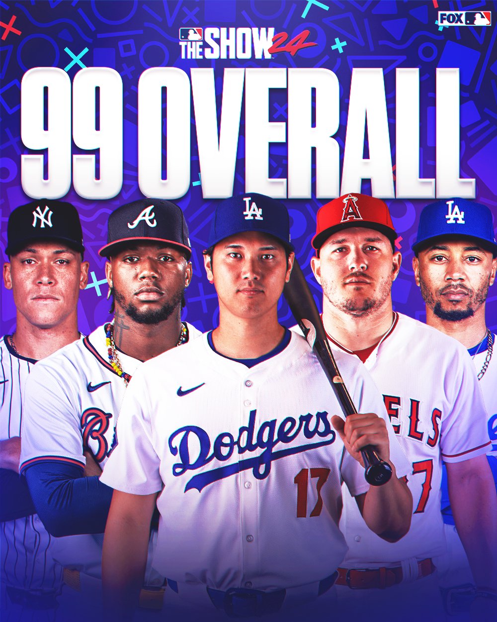FOX Sports: MLB on X: &ldquo;Players with 99 overall rating in MLB The 