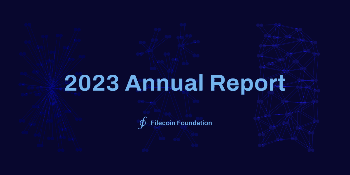 The <a href="/FilFoundation/">Filecoin Foundation</a>'s 2023 Annual Report is here!

🌐 Discover how the Filecoin Foundation is paving the way for a decentralized future. Read more about what the FF accomplished in the last year: bit.ly/49IlSYe
