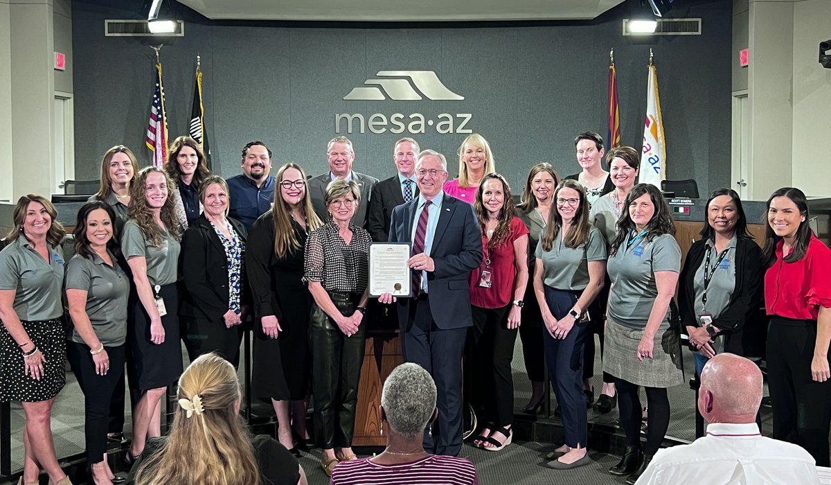 I'm proud to proclaim March 2024 as Women’s History Month in Mesa. I’m honored to work alongside a remarkable group of women who contribute to our community at every level. #WomensHistoryMonth