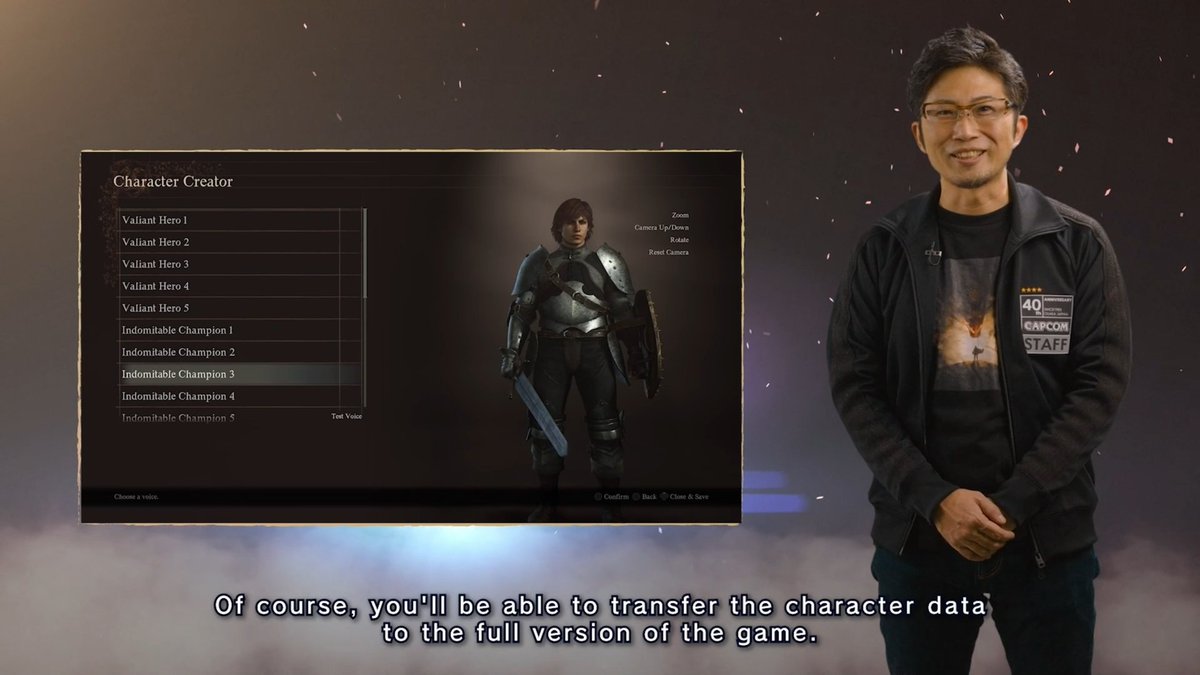 Wario64's tweet image. Dragon's Dogma 2 character creator &amp;amp; storage available today  

Can transfer character data to the full game