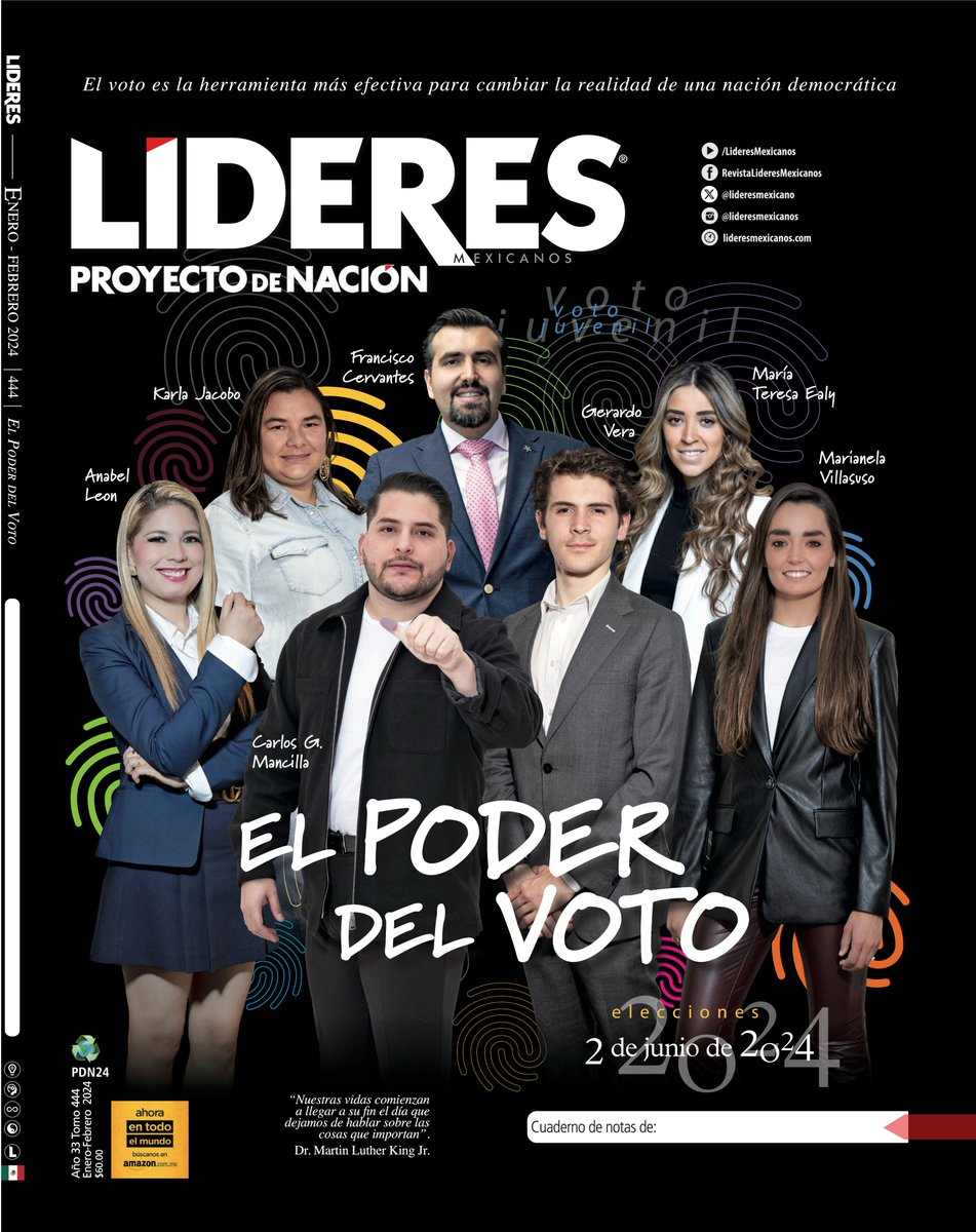 lidera_media's tweet image. ¿Ya conoces nuestra nueva edición? 

#ElPoderDelVoto