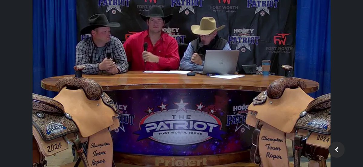 My horse won the team roping at The Patriot Event on Tuesday. Dane Reed was riding him to win the #12. They won a chunk of cash and a saddle. This is a proud horse owner.