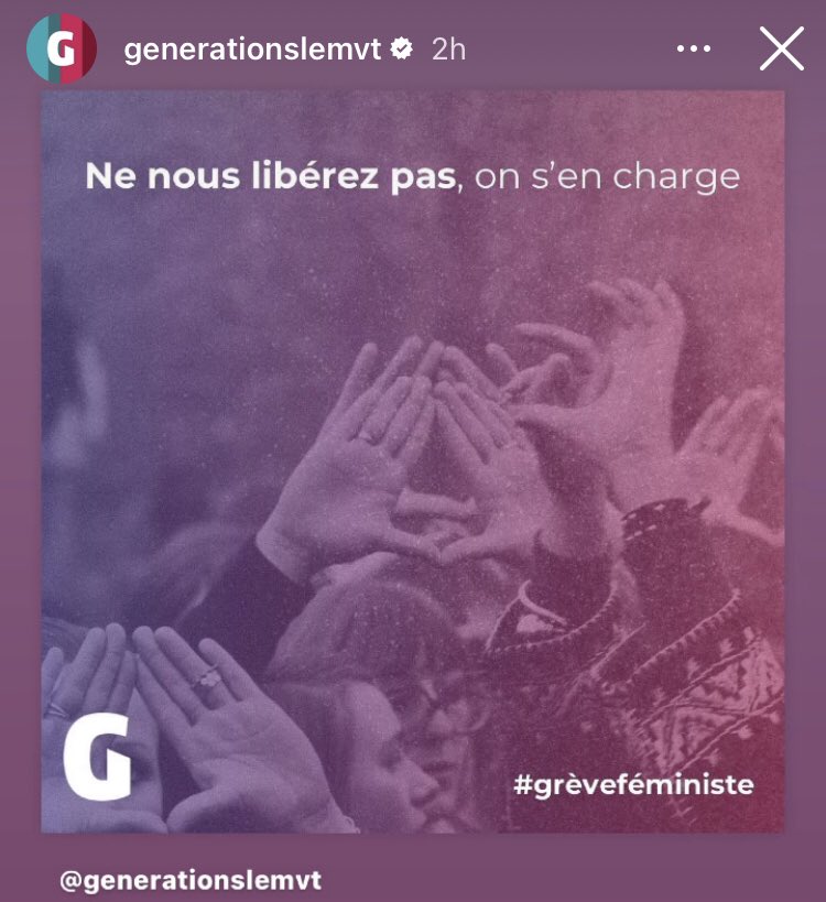 Génération•s Paris 20e (@generations20e) on Twitter photo Le 20ème à la pointe de la manif du #8mars2024 !
Départ à 14 h de la Place Gambetta
Rendez-vous <a href="/GenerationsMvt/">Génération·s</a> devant le café Le Gambetta Le 20ème à la pointe de la manif du #8mars2024 !
Départ à 14 h de la Place Gambetta
Rendez-vous <a href="/GenerationsMvt/">Génération·s</a> devant le café Le Gambetta