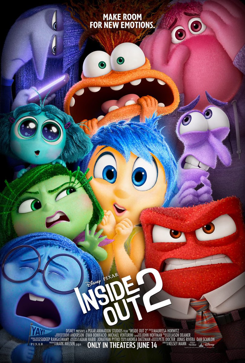 Here’s some news! 🥰 I can finally share that I’m gonna be in a @Pixar animated film! ❤️ I voice #CoachRoberts in #InsideOut2 | Official Trailer youtu.be/LEjhY15eCx0?si… via @YouTube