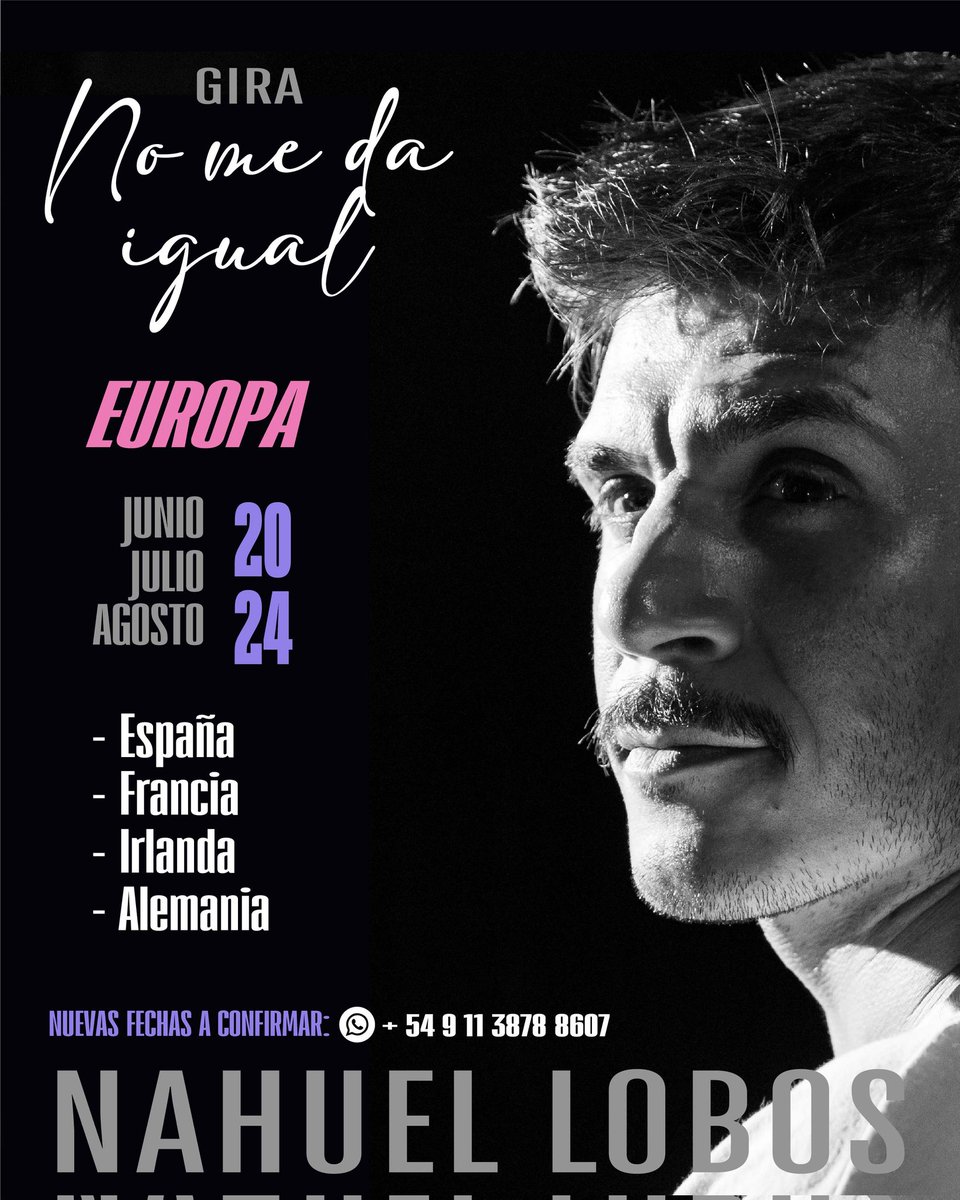 Y salio girita por el viejo continente no mas... #GiraEuropa2024