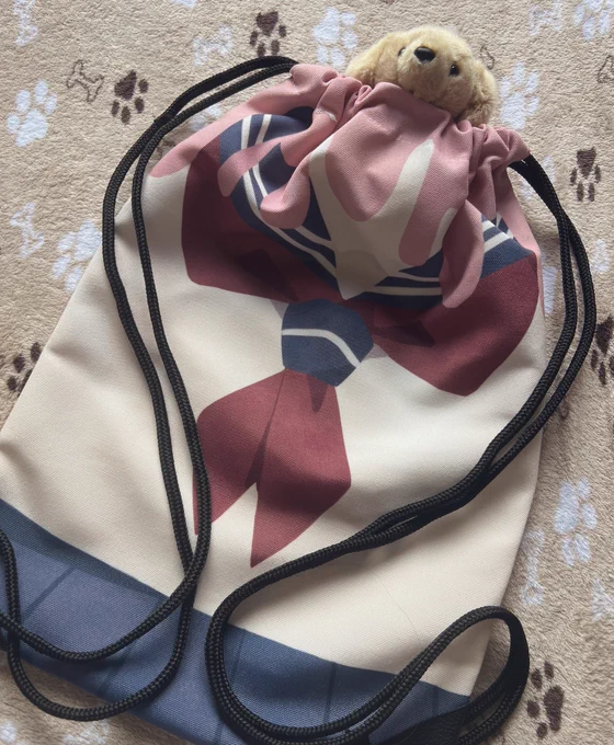 MY NEW BAGS ARE HERE!!! Ive always had this idea ever since i put my doll pencil cases popping out of my drawstring bag back in elementary bro  LOOOL 