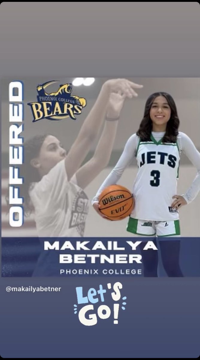 Congratulations to Makailya Betner for receiving an offer to play at the next level. Way to go Jet! #whatyourmission #offer #nextlevel @Edkey_CEO @edkey_athletics @alva_afa