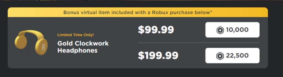 RLC_Roblox's tweet image. Who else thinks that $100 for some headphones is way too much?
