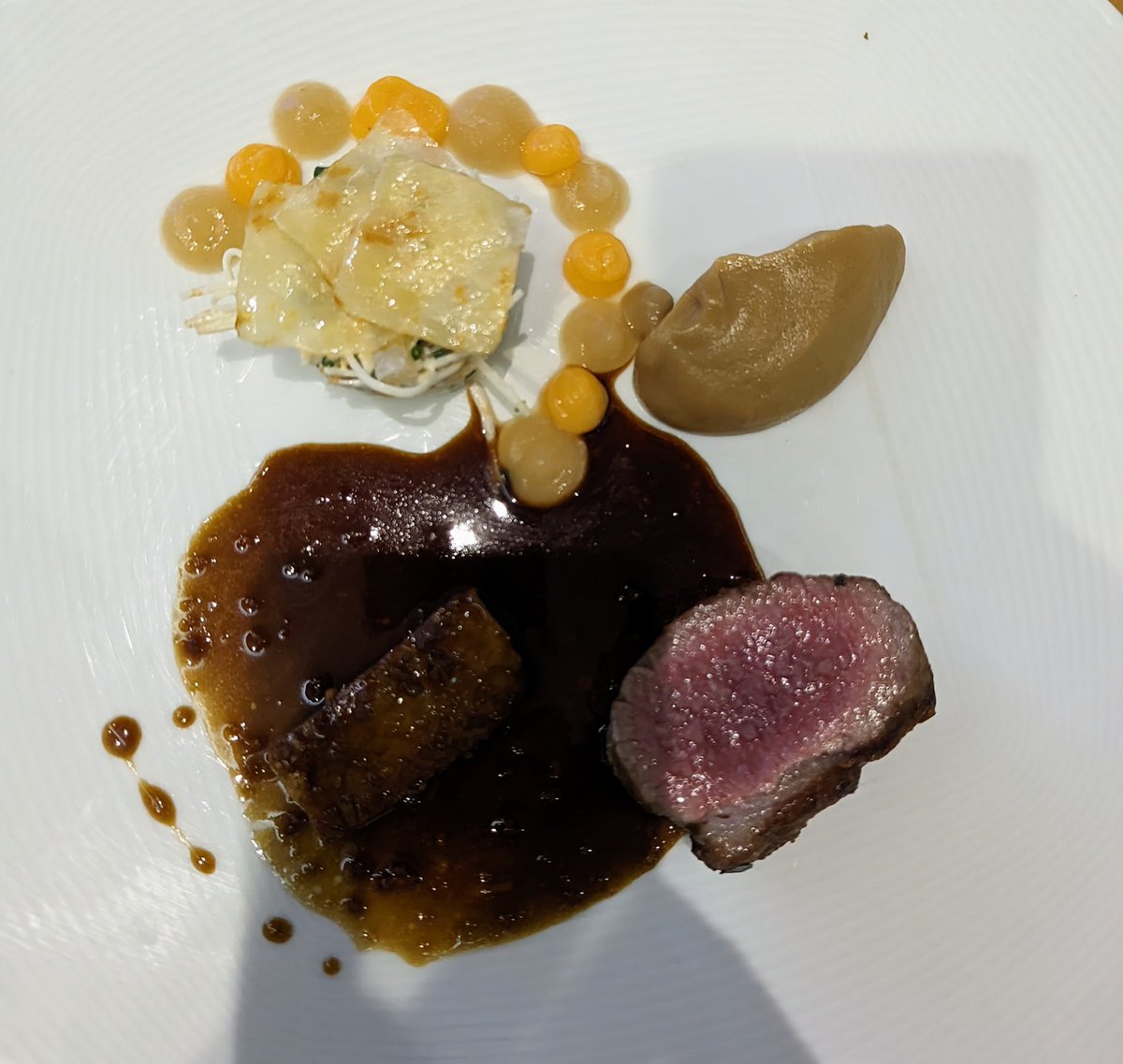 Stunning food and service at York's <a href="/ArrasRestaurant/">Arras</a> this evening