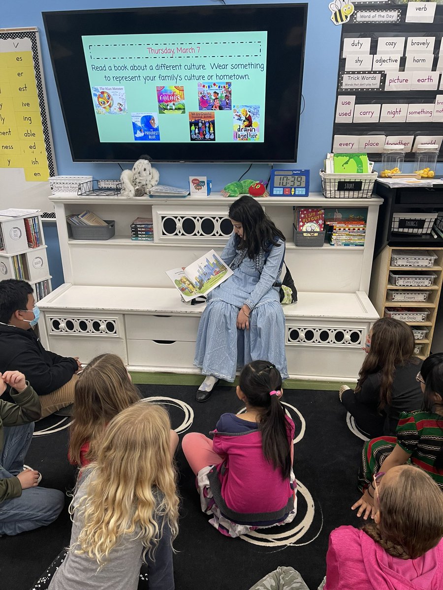 We loved hearing about the different cultures and hometowns represented in our classroom!