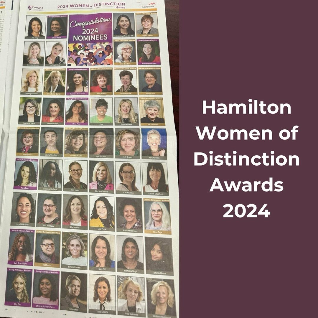 Congratulations to all of the nominees for tonight’s 2024 YWCA Women of Distinction awards. #HamOnt