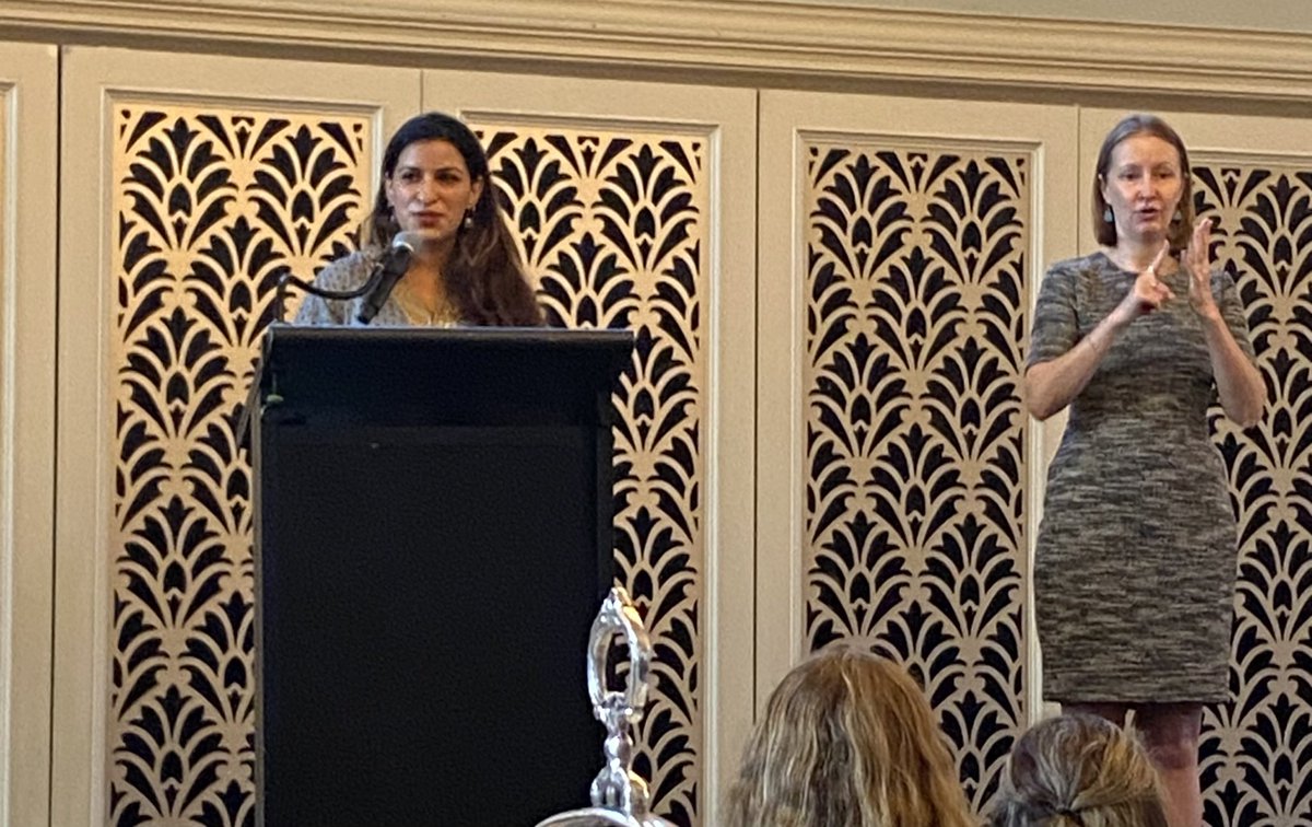 #IWD as every year with Mum at Senator Dr <a href="/MehreenFaruqi/">Mehreen Faruqi</a> breakfast listening once again to powerful courageous addresses from Mehreen &amp; outstanding radical young intersectional feminist voices:-

Lujane Elwan 
Takesa Frank
Heba Al-Aldawy 

In solidarity with women everywhere 🙌🏽