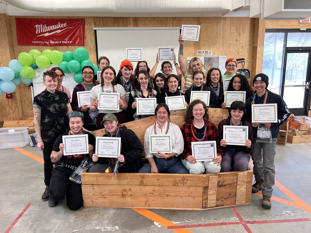 Congratulations to the Winter Class of 2024 for graduating pre-apprenticeship today! This group brought unmatched energy and enthusiasm to their work these past 8 weeks, and we know they have bright futures ahead of them.