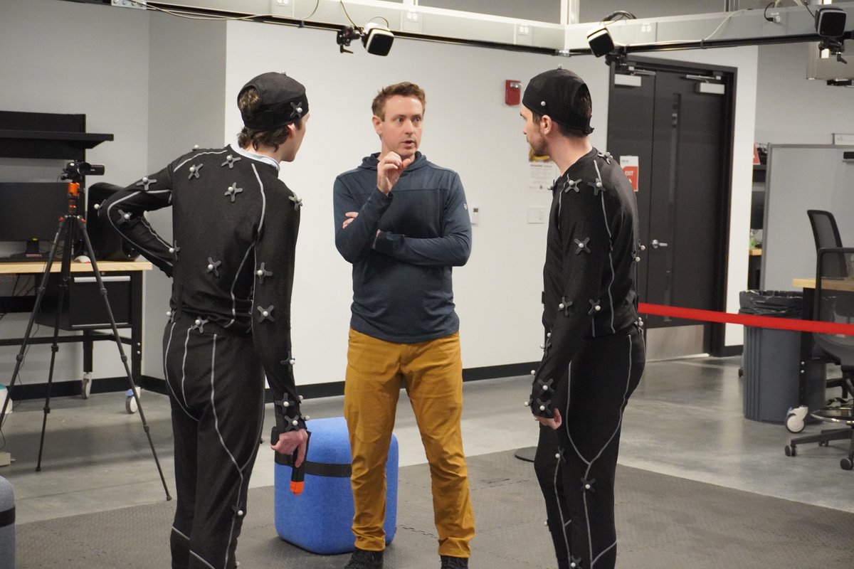 Second day in the Volume. Great way to end our Acting for Motion Capture class at UC with the Senior BFA Actors! #mocap #motioncapture #videogame#acting #actortraining #uc #ccmacting