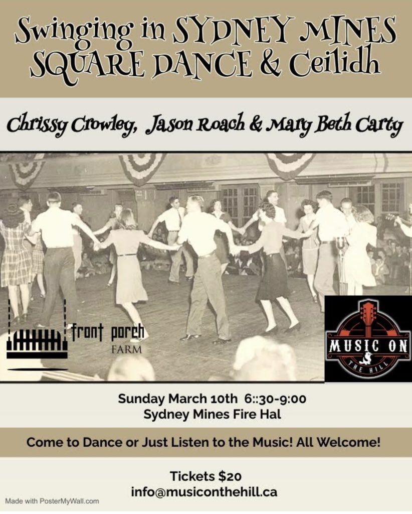 Sydney Mines, here we come! #sydneymines #squaredance @chrissycrowley