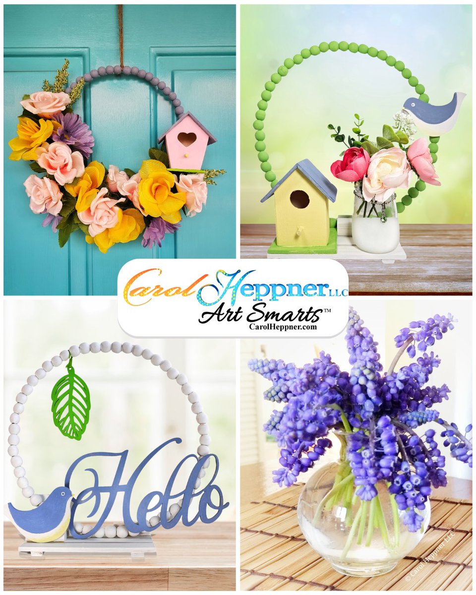 Spring is the perfect time to get creative! Let's make some charming wood bead wreaths together, powered by Testors Acrylic Craft Paints.

See how I made these wreaths:  carolheppner.com/cgi/wp/?page_i… #ad #craftshout #crafthour