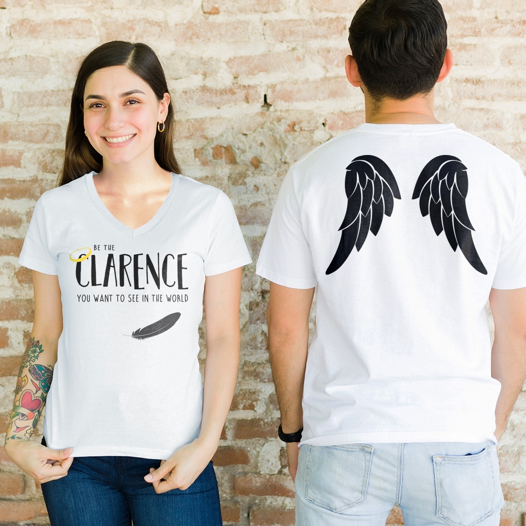 FINAL WEEK to grab your tee and earn your wings with @RachelMiner1 's Be The Clarence campaign. 😇 (It's okay if you are a little 👿 too) l8r.it/gcWz