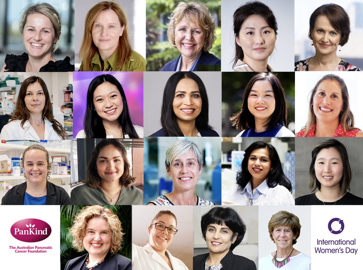 On #InternationalWomensDay 2024 @PanKind_APCF acknowledges the contribution of the talented women working in the field of #cancerresearch. Pictured are the female researchers PanKind has funded since our inception. We thank them &amp; their teams for their wonderful contribution 💜