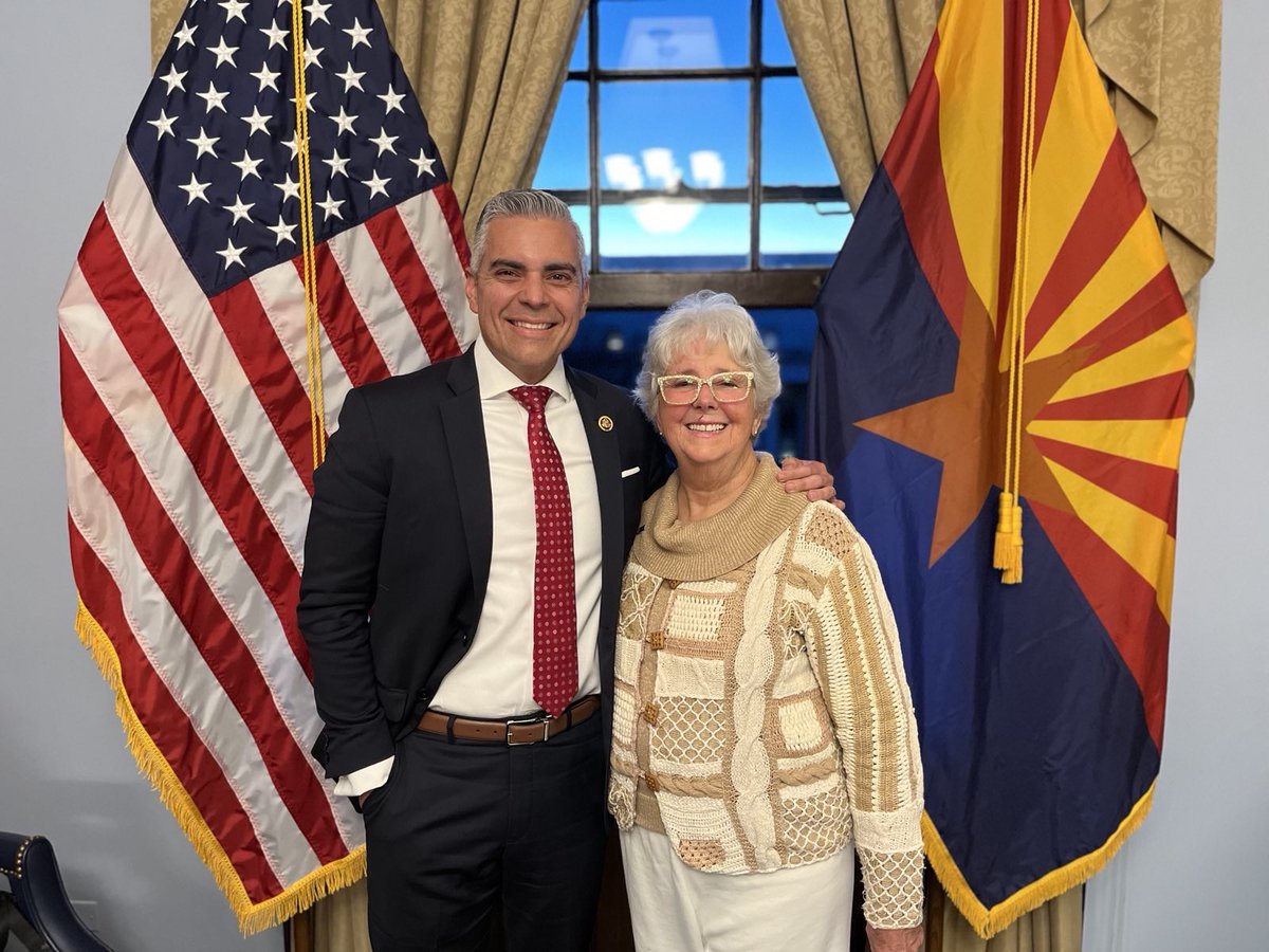 Excited to have my friend Jane Strain accompanying me to tonight’s State of the Union! 

An Army veteran herself, Jane is a tireless advocate for Sierra Vista, our military communities, and all veterans across #AZ06. I’m honored to have her join me this evening. 🇺🇸