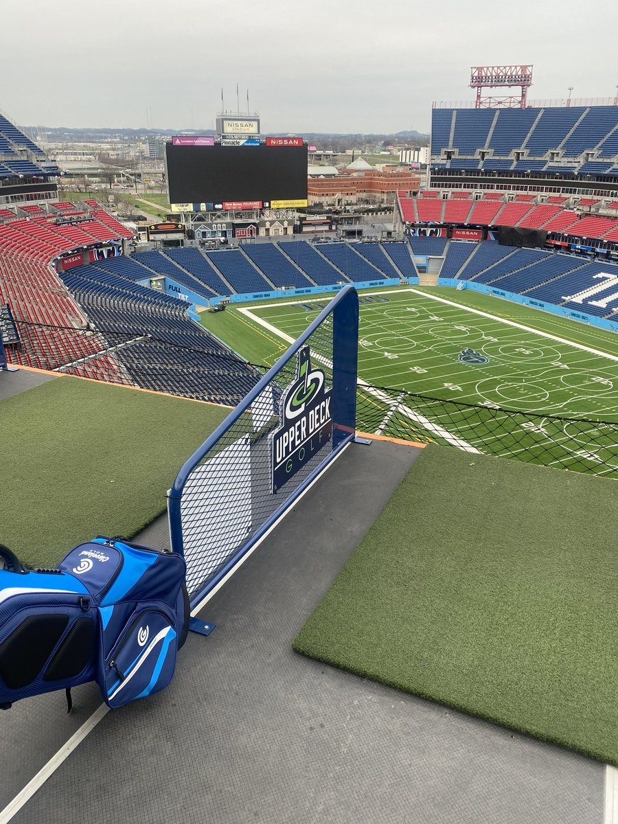 This weekend is going to be epic. A limited number of tee times are still available for your Nissan Stadium @upperdeckgolf experience! ⛳️ Book here ➡️: upperdeckgolfing.com/nissanstadium/