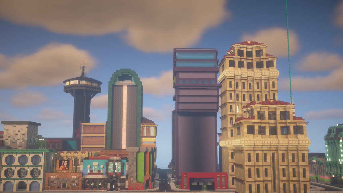 TempestPirate's tweet photo. https://t.co/1tAeRdjam8

Look at my server's city come together! Just looking for friendly viewers to chat with! :)  LIVE NOW https://t.co/tNSht0SYt3