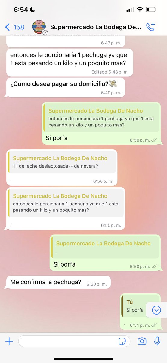 Gente gente detestable y la que te cita los mensajes con un punto. 🫠