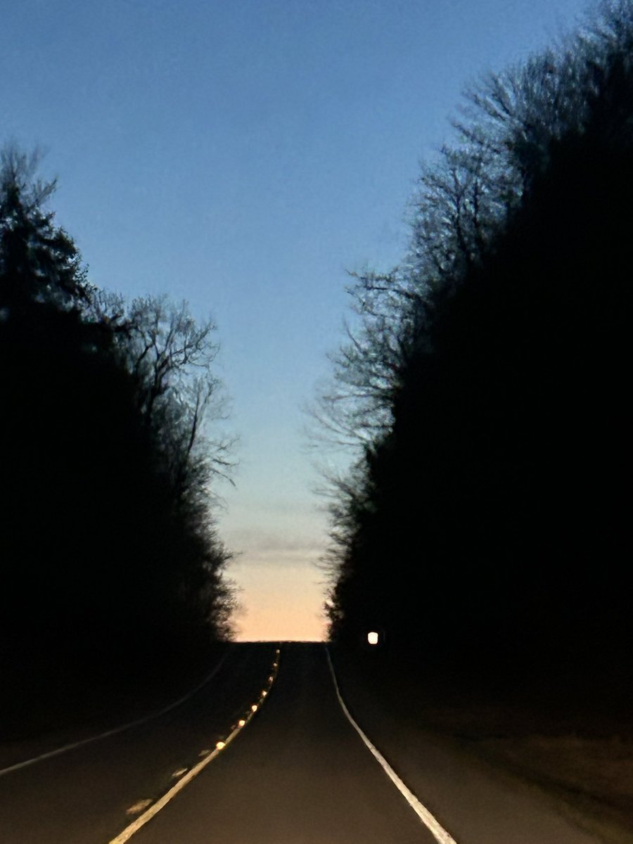 Sunset in the Allegheny  National Forest Pennsylvania 6:46 pm.