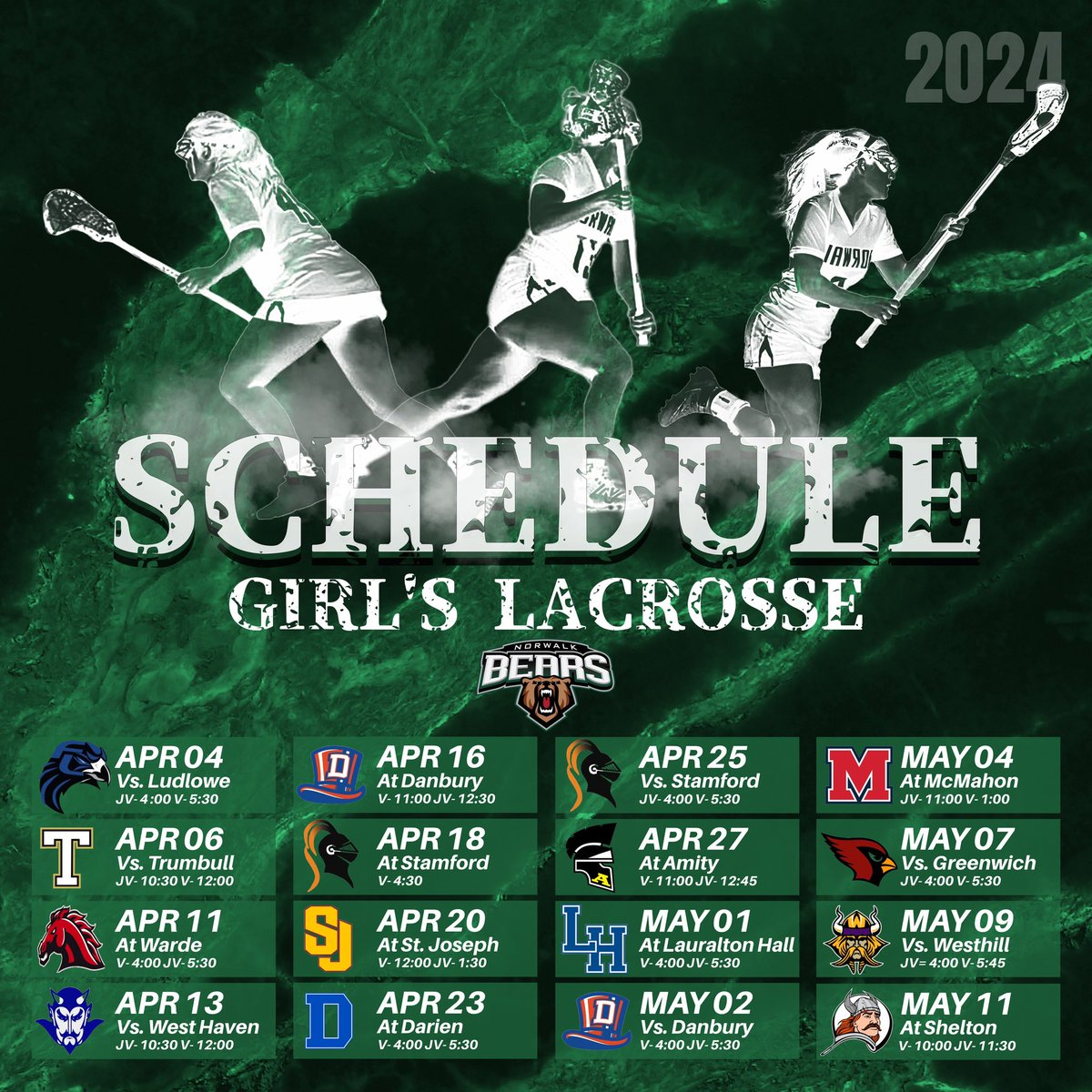 NorwalkGLAX's tweet image. 🚨🚨 schedule drop ⬇️ ⬇️