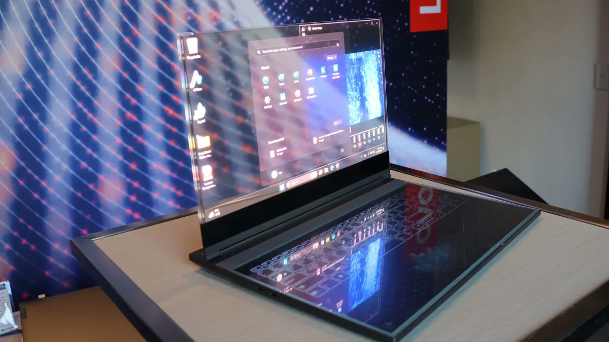 cloudnett's tweet image. Remember transparent tech from the &apos;90s? Lenovo may be bringing it back with its Project Crystal transparent laptop design. It looks the part, but what does a clear screen mean for privacy? #ProjectCrystal #TransparentTech #InnovationNation techradar.com/computing/lapt…