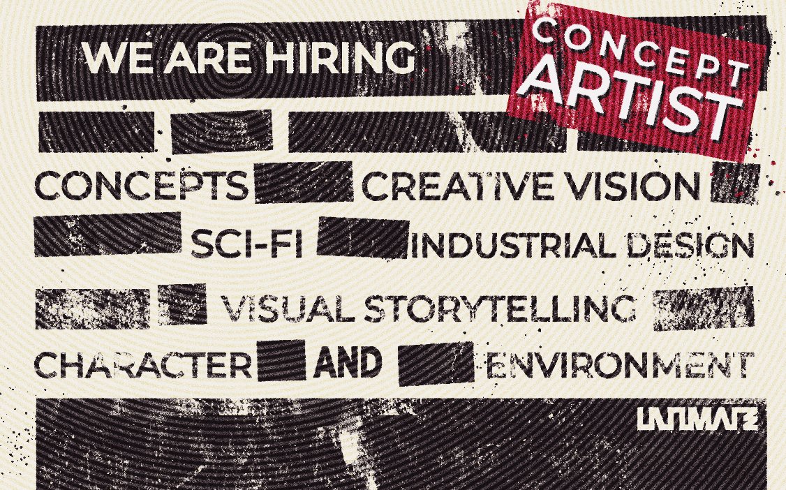 Calling all visionaries! Ultimate Studio is seeking a Concept Artist extraordinaire to join our creative powerhouse! 💡💼 Are you a master of imagination, with the ability to bring fantastical worlds to life? 🖌️🌈 Find out more about our new position here ultimate.studio/job/concept-ar…